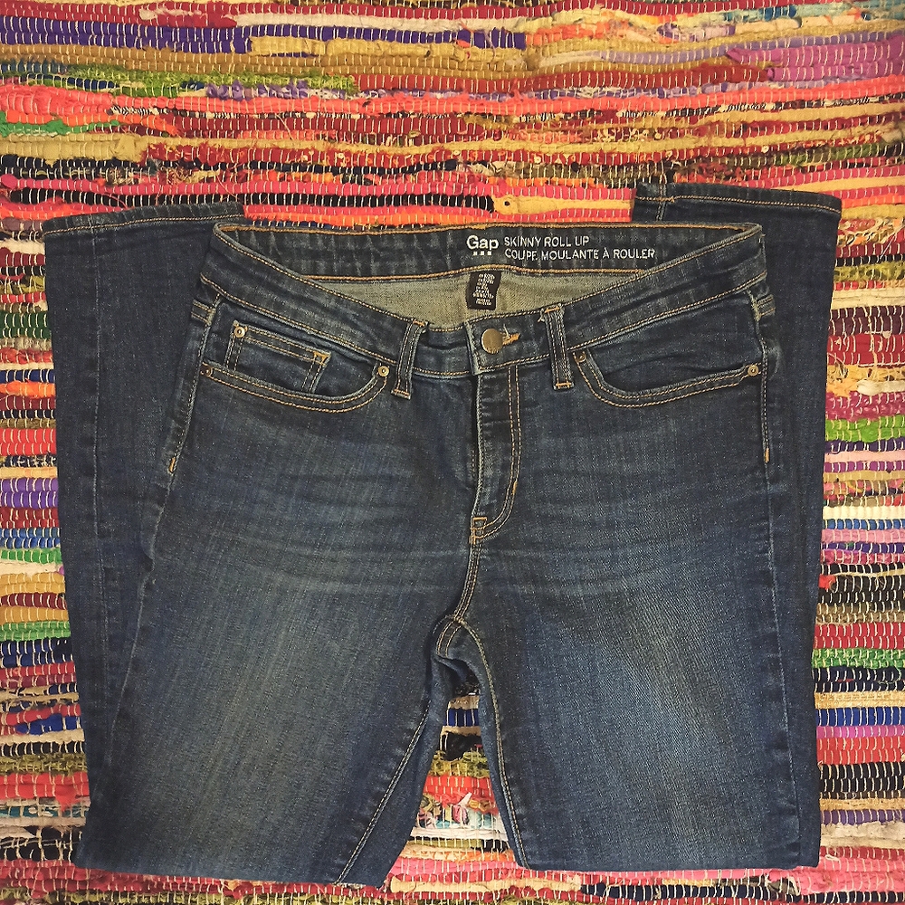 GAP skinny roll up jeans 👖